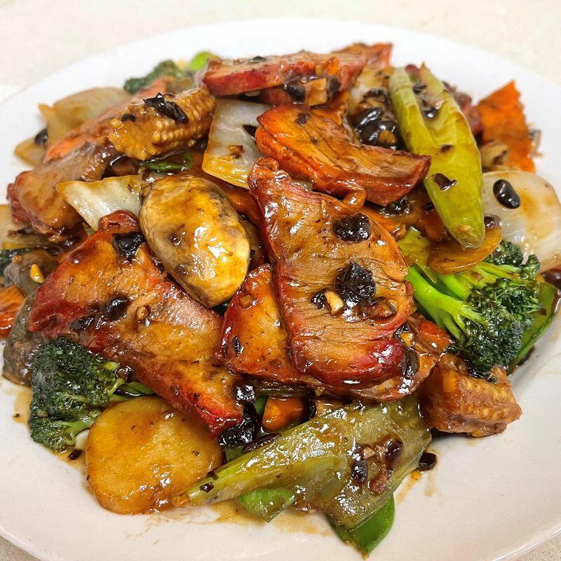 Roast Pork w/ Black Bean Sauce