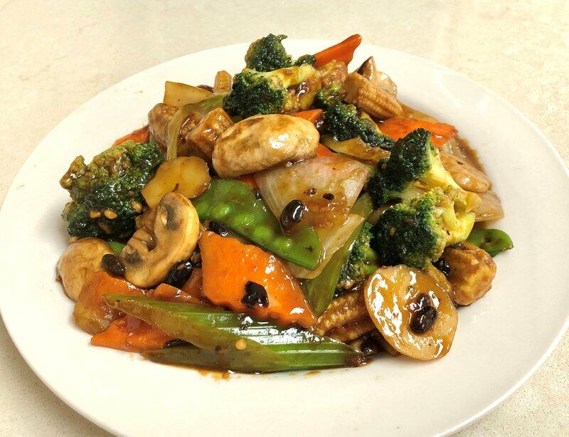 Mixed Veg. in Black Bean Sauce