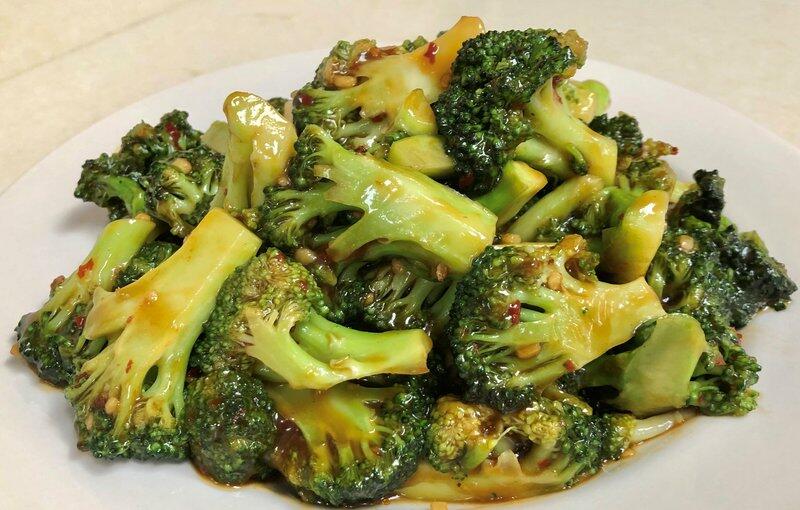 (#L) Broccoli w/ Garlic Sauce [Spicy]