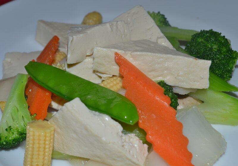 (Steamed) Tofu & Mixed Veg.